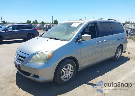 2007 Honda Odyssey Ex-L from USA, damaged, VIN 5FNRL38647B121991